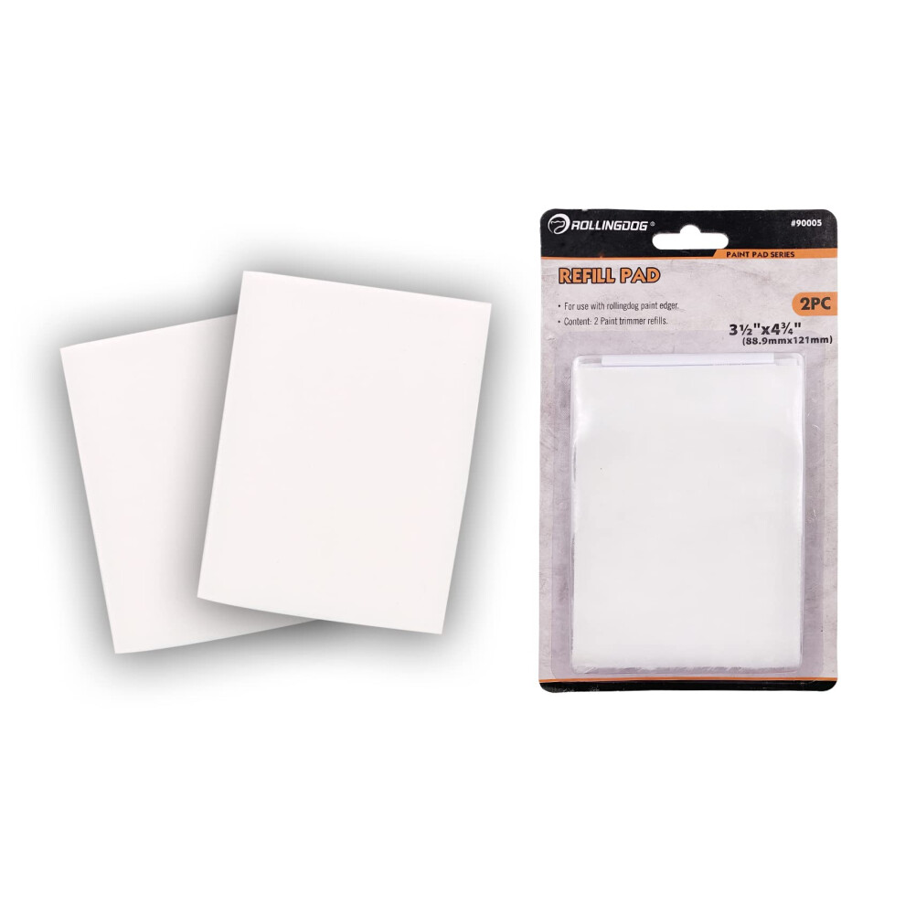Rollingdog 2Pc 4Inch Refill Pad For Rollingdog 4 Paint Edger Paint Pad 6975284271344