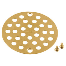 Moen 102763BG Coperchio di scarico con filtro per doccia da 4 pollici, oro spazzolato