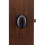 Copper Creek EK2020BC Egg Door Knob Passage Function 1 Pack in Black 3