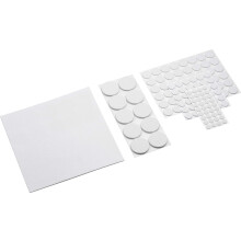 Meister Felt Glider Assortment self-Adhesive White 131 Pieces 281170
