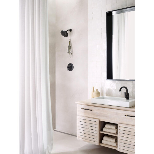 Kit de Ducha Moen Doux Negro Mate Posi-Temp, Válvula Requerida, TS2202BL 1