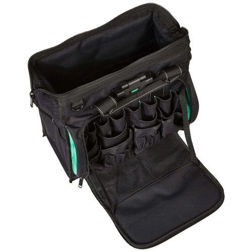 Amazon Amazon Basics Tool Sling Bag  Black  40 Pockets (Previously Denali Brand) 1