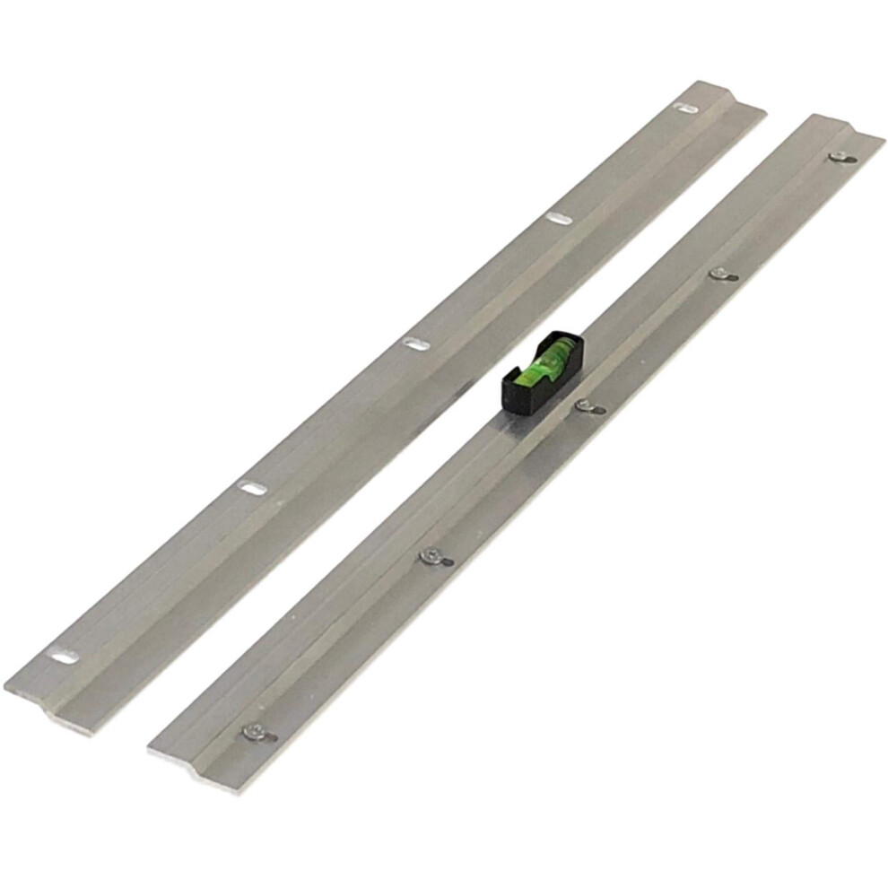 Heavy Duty Picture & Mirror Hanger Z Bar French Cleat 18/450Mm + Easy Level 636983966530