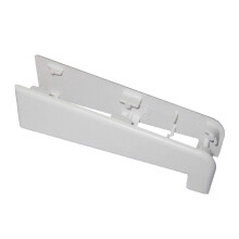 White Eurocell UPVC Pair Window and Door sill End Caps  External Sill Covers