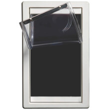 Ideal Pet Products Screen Guard Huisdierdeur Medium 7"""" x 11,25"""" Klepmaat Wit