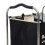 Living And Home 240L 3-Section Laundry Basket with Wheels 5