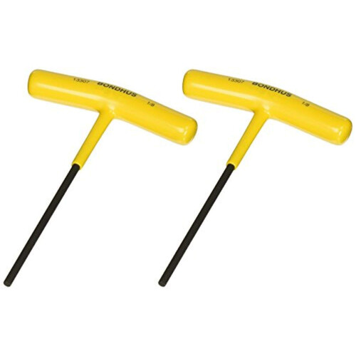 Bondhus 13307 1/8" Εξάγωνη Λαβή T-Handle με ProGuard Finish, 4.6", 2 PC