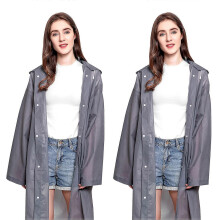 (As show, One size) Rain Poncho, Rainwear Waterproof for Hiking, Camping and Travel
