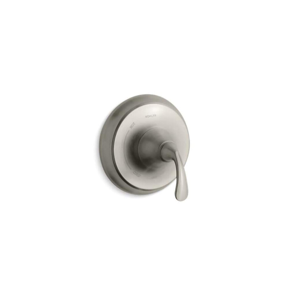 Photos - Other Bathroom Accessories Kohler TS10277-4-BN Forte Sculpted Rite-Temp Valve Trim Vibrant Brushed Nickel 