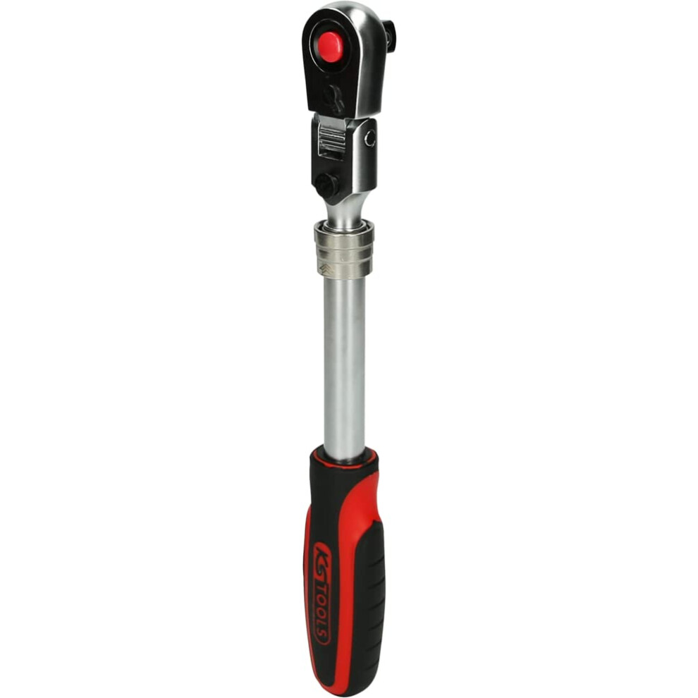 Ks Tools Telescopic Reversible Ratchet 1/2 Inch With Articulated Head 72 Teeth 4042146823217
