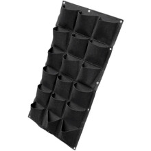 (As show, One size) Wall hanging vertical planting bag green planting flower pot, household wall balcony gardening supplies