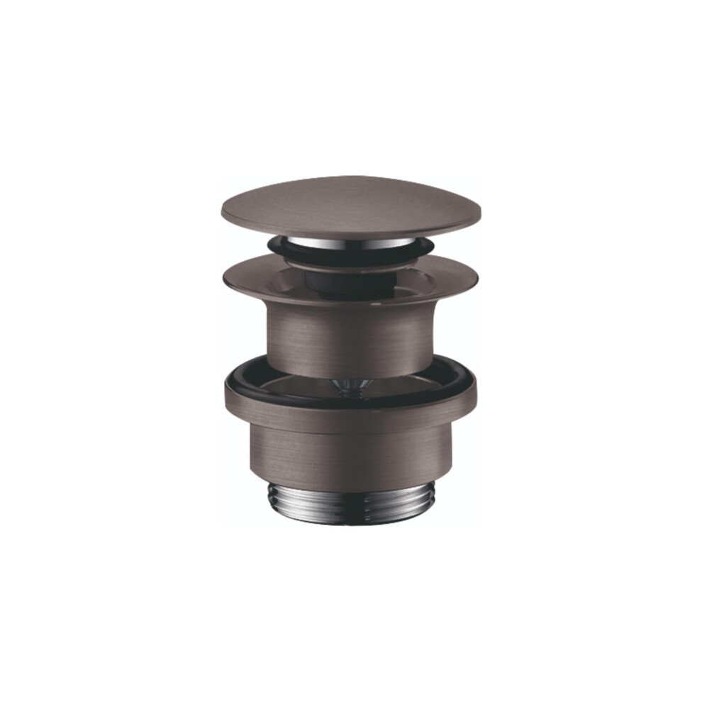 hansgrohe  Push-Open Replacement 3-inch Brushed Black Chrome  50100341 Sink Drain