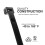 TR Industrial 8.9"""" Multi-Purpose Cable Tie 100-Piece 250lbs Load Capacity Black 3