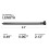 TR Industrial 8.9"""" Multi-Purpose Cable Tie 100-Piece 250lbs Load Capacity Black 2