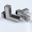 Solid Metal Justerbar Tr?/Glas Hylde Bracket V?gmontering B?rstet Nikkel 2 Pakke 4