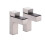 Solid Metal Justerbar Tr?/Glas Hylde Bracket V?gmontering B?rstet Nikkel 2 Pakke 2