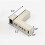 Solid Metal Justerbar Tr?/Glas Hylde Bracket V?gmontering B?rstet Nikkel 2 Pakke 5