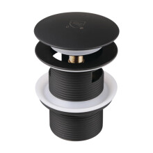 Kingston Brass VTDESHOEMB Trimscape Tub Drain Shoe Matte Black 2.75 x 2.75 x 3.06