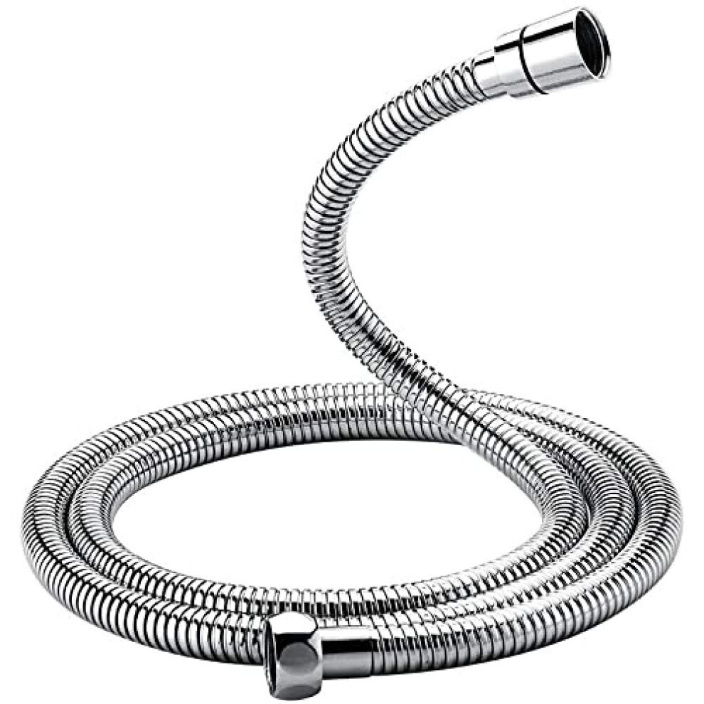 Grifema G851-20 Universal Shower Hose Flexible Pipe Tube 200 Cm Stainless Silver 614234917302