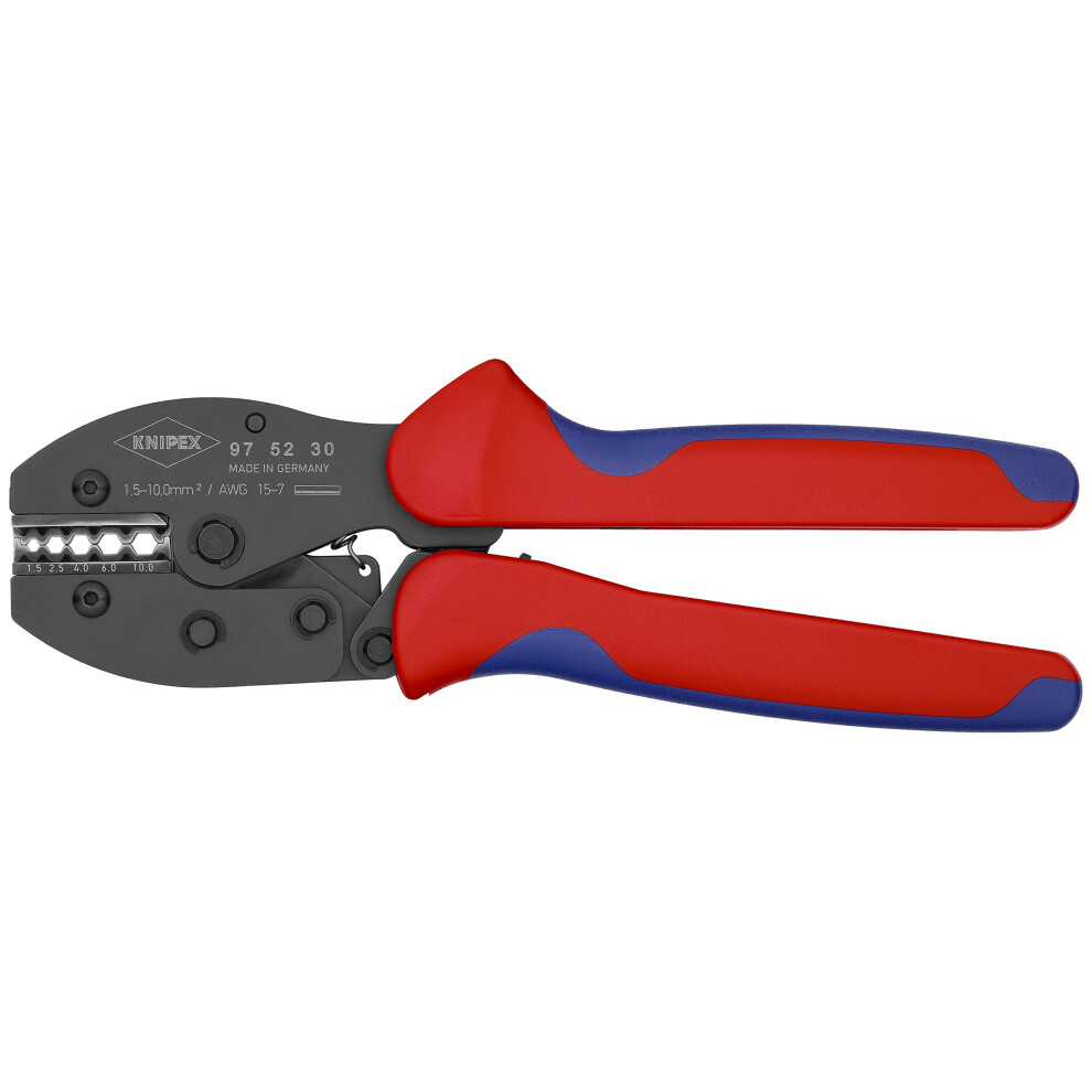 Knipex 97 52 30 1 5-4/6-10mm Crimping Pliers PreciForce for non-insulated terminals