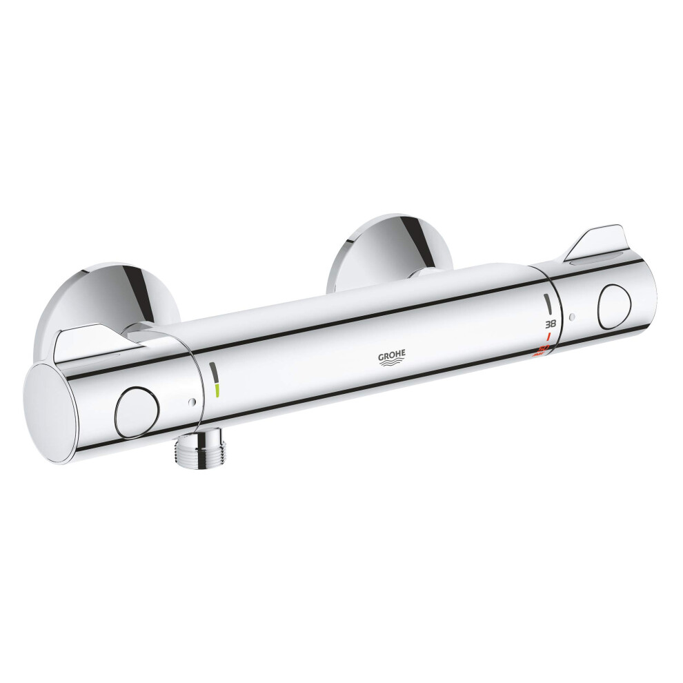 GROHE 34562000 Grohtherm 800 Thermostatic Shower Mixer  Wall Mounted  Chrome/Silver