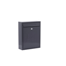 Burg Wchter MB05A Compact Wall Mounted Galvanised Steel Postbox Anthracite Ral7016