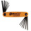 BONLHUS 12550 GORILLAGRIP CONSELHO DE 12 TAMANHAS DE TENHAS DOBRAS HEX-SE de 5/64-5/32 polegadas e 1,5-5mm 2