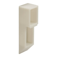 Prime-Line H 3837 2-3/16 Zoll Fensterkanal-Ausgleichsfl  gel aus wei  em Kunststoff (2er-Pack)