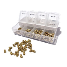 ShineNow M3 M4 M5 Gewindeeinsätze für Kunststoff 3D-Druck 145 Teile Set