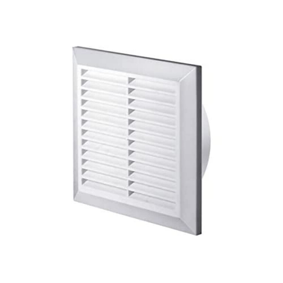 Ventilation Grille End Grille Insect Protection Round Diameter 100 Mm White Abs Grille 5905033290631