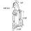 Prime-Line N 6550 Panel Wardrobe Door Roller  fits Acme Doors  7/8 In. Roller (2 Pack) 2