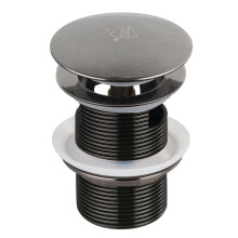 Kingston Brass VTDESHOEVN Trimscape Tub Drain Shoe Black Stainless 2.75 x 2.75 x 3.06