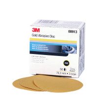 3M Hookit Gold Disc 216U 00913 3 Zoll P400 Klasse 50 Scheiben Auto-Schleifscheiben