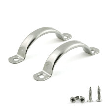 PZRT 2pcs 78mm maaneta de porta de ao inoxidvel armrio gaveta hardware alas slidas puxa