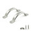 PZRT 2pcs 78mm Stainless Steel Door Handle Cabinet Drawer Hardware Solid Handles Pulls 1