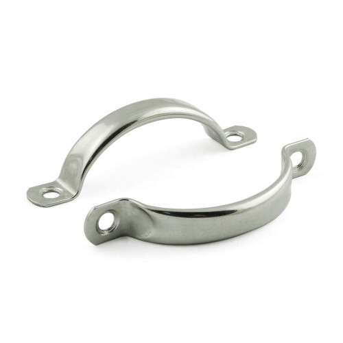 PZRT 2pcs 78mm Stainless Steel Door Handle Cabinet Drawer Hardware Solid Handles Pulls 1