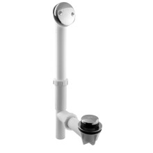 Westbrass 593244-50 White 1-1/2"""" Tubular Tip Toe Bath Waste Drain Kit Powder Coat White