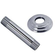 Westbrass 1/2"""" IPS x 4"" mennyezetre szerelheto zuhanykar karimval polrozott krm D3604A-26