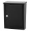 ARCHITECTURAL MAILBOXES 2580B-10 Chelsea Black Locking Wall Mount Mailbox Medium Black 1