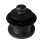 Westbrass Pull & Drain Sch. 40 PVC Bath Waste with Two-Hole Elbow Matte Black D4972-62 4