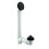 Westbrass Pull & Drain Sch. 40 PVC Bath Waste with Two-Hole Elbow Matte Black D4972-62 1