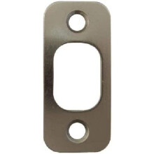 Zadn    doska z   vory, sat   novo br   sen    nikel, 1"""" x 2 1/4"""" s okr   hlym rohom (1 ks)