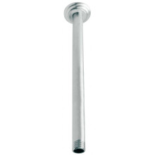 Westbrass 1/2"""" IPS x 12"""" mennyezetre szerelheto zuhanykar karimval polrozott nikkel D3612A-05