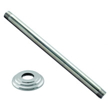 Westbrass 1/2"""" IPS x 12"""" mennyezetre szerelheto zuhanykar karimval polrozott krm D3612A-26