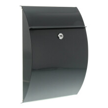 Burg-Wchter Capri 813 ANT Mailbox in Sheet Steel  Dark Grey  (B x H x T) 215 x 304 x 80 mm