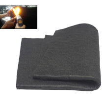 HANSWAY Hochtemperatur-Schwei  decken aus Filz und Kohlefaser, 45,7 x 61 x 1,27 cm, 6 mm, Schwarz (45,7 x 61 cm)