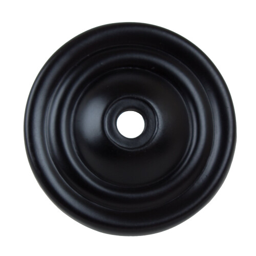 GlideRite Hardware 5061-MB-50 Λεπτές Στρογγυλές Πλάκες Πίσω από Ντουλάπια, 50 Τμχ, 1.5", Ματ Μαύρο