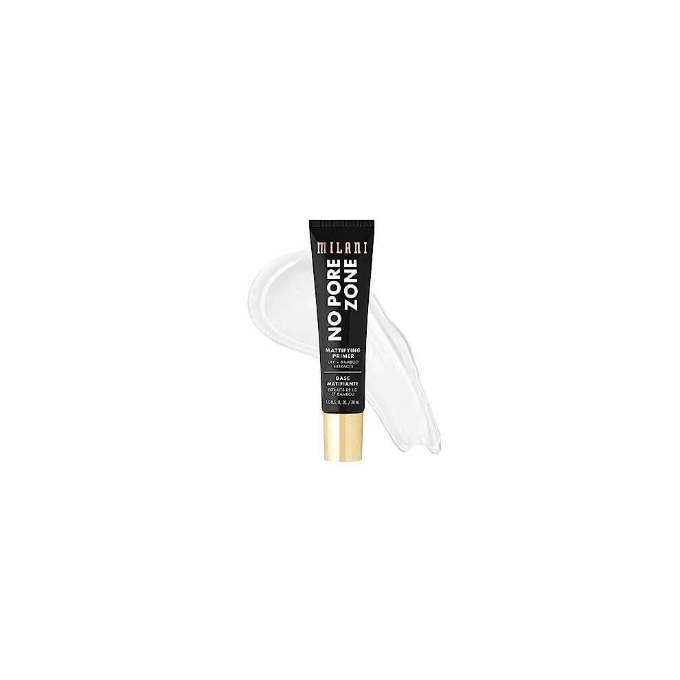 Milani No Pore Zone Mattifying Primer for Makeup (1.0 FlOz.)- Matte Face Primer for Oily Skin