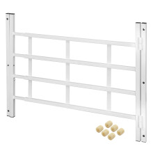 Linha Prime S 4776 21 pol. Grade de janela com 4 barras articulada em ao carbono pintado de branco (pacote nico)
