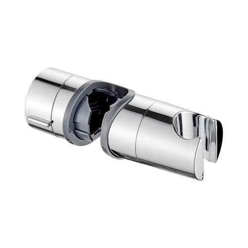 Ibergrif M20404 Adjustable Hand Shower Head Holder  Riser Slider clamp Bracket  chrome  Silver